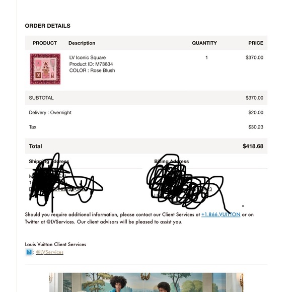 Brand new Louis Vuitton Scarf - Picture 3 of 4